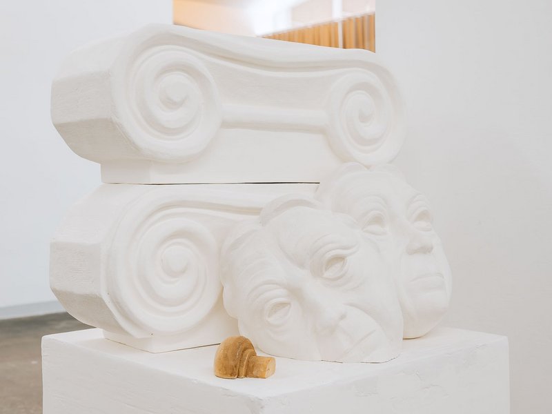 Simone Eisele, „Sleepy“ (Detail), 2024. Ausstellungsansicht Kunstmuseum Reutlingen | Galerie, 2024. Foto: Johannes Ocker © the artist.