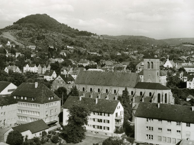 Foto: Blick auf die Reutlinger Oststadt (© Kreisarchiv Reutlingen)