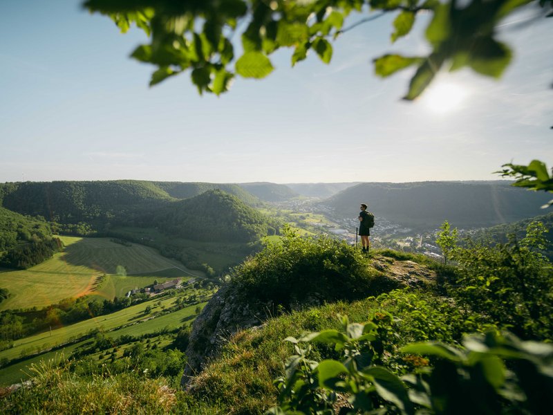 Aussicht auf Bad Ditzenbach, Fotocredit: Schwäbische Alb Tourismus, Fotograf: Long-Nong Huang