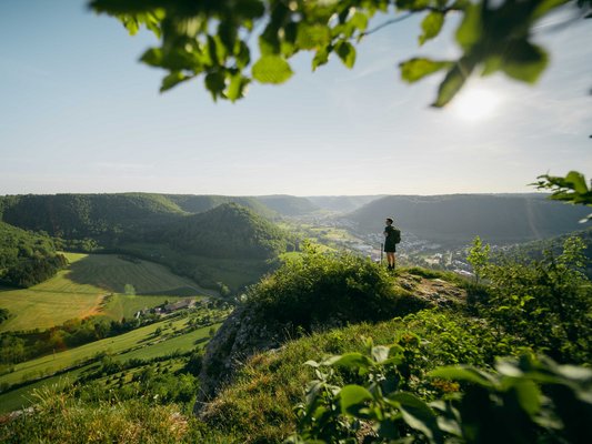 Aussicht auf Bad Ditzenbach, Fotocredit: Schwäbische Alb Tourismus, Fotograf: Long-Nong Huang