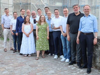 Foto der Projektbeteiligten auf Schloss Glatt (Fotografin: Cristina Priotto)