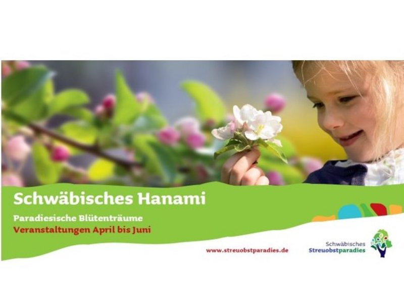 Paradiesische Blütenträume – der Infoflyer liegt in Rathäusern und Tourist-Informationen aus.