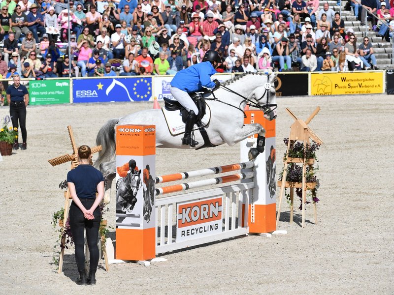 „High Speed auf kürzester Strecke“: Doctor Blue uns Eva-Maria Lühr haben das Ziel im Blick (Foto: Stephan Kube)