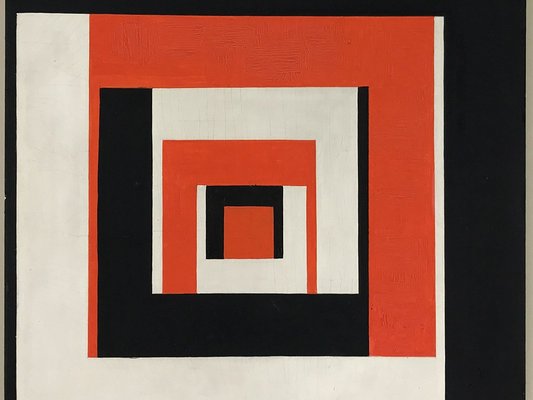 Anton Stankowski, „Räumliche Progression“ (1956), 40 x 40 cm, Foto: Kunstmuseum Reutlingen | konkret © Stankowski-Stiftung 2024.